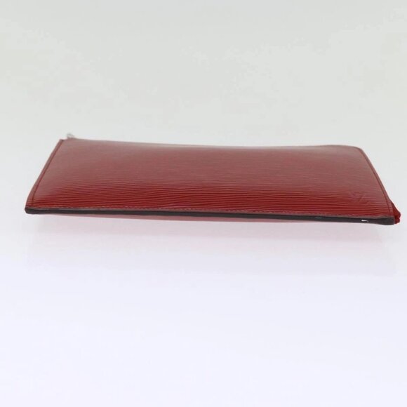 LOUIS VUITTON Epi Pochette Jules PM Clutch Bag Red Car Mine - Picture 6 of 16